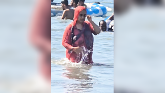 Horny Voyeur Spies On Busty Aunties Skinny Dipping And Bouncing Big Tits On Beach | XXX Video on AllSex.XXX