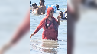 Horny Voyeur Spies On Busty Aunties Skinny Dipping And Bouncing Big Tits On Beach | XXX Video on AllSex.XXX