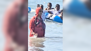 Horny Voyeur Spies On Busty Aunties Skinny Dipping And Bouncing Big Tits On Beach | XXX Video on AllSex.XXX