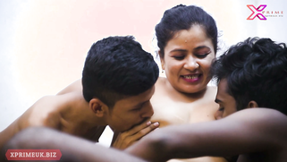 Slutty Indian Wife Bent Over And Double-Teamed By Hubby And Boss For More Cash - 3Way MMF | XXX Video on AllSex.XXX