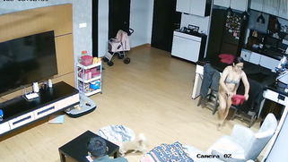Bhabhi Walking Naked In The Living Room Changing Dress Infront Of Husband CCTV Cam Video | XXX Video on AllSex.XXX