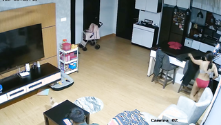 Bhabhi Walking Naked In The Living Room Changing Dress Infront Of Husband CCTV Cam Video | XXX Video on AllSex.XXX