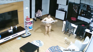 Bhabhi Walking Naked In The Living Room Changing Dress Infront Of Husband CCTV Cam Video | XXX Video on AllSex.XXX