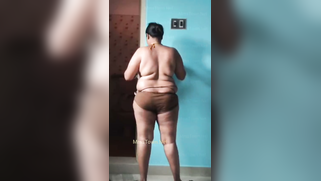 Freaky Son Installs Secret Cam and Catches Desi Mommy's Huge Melon Tits in the Shower