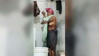 Sneaky Perv Son Rigs Hidden Shower Cam and Catches His Busty Indian Mom Buck Ass Naked