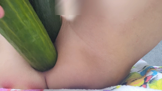 Double Penetration With Zucchini And Cucumber - Horny Wife Make Xxx Mms Video And Send Hubby | XXX Video on AllSex.XXX