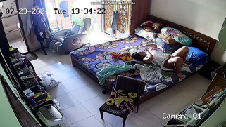 Unsatisfied Desi Aunty Desi Fingering Caught On Viral CCTV