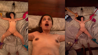 Sweet Innocent Girl Tied Up & Teased Mercilessly By Naughty Lover Until She Begs