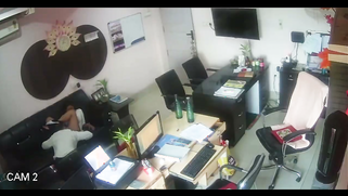 Indian girl working in the office gets fucked by her boss - Leaked CCTV