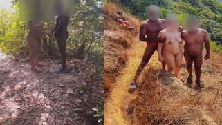 Leaked MMs - Trashy White Tourist Wife Drunkenly Spreads For Hung Adivasi Men On Vacation Trip