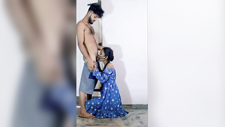 Horny Desi Maid Deepthroats Her Married Boss While His Wife Snoozes In The Bedroom | XXX Video on AllSex.XXX