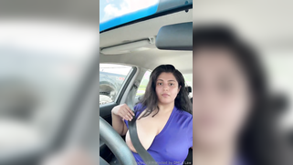 Leaked Private Clip Of Rich Desi Lawyer Bitch Flashing Juicy Tits And Fat Ass In A Car In A Busy Parking Lot | XXX Video on AllSex.XXX