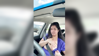 Leaked Private Clip Of Rich Desi Lawyer Bitch Flashing Juicy Tits And Fat Ass In A Car In A Busy Parking Lot | XXX Video on AllSex.XXX