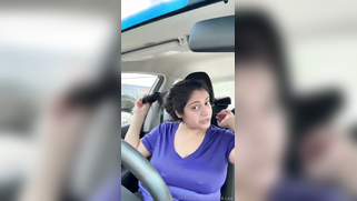 Leaked Private Clip Of Rich Desi Lawyer Bitch Flashing Juicy Tits And Fat Ass In A Car In A Busy Parking Lot | XXX Video on AllSex.XXX