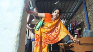 Thick Desi Bhabhi Bends Over In Saree While Neighbor Rams Her Wet Cunt Standing | XXX Video on AllSex.XXX