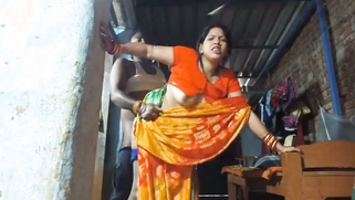 Thick Desi Bhabhi Bends Over In Saree While Neighbor Rams Her Wet Cunt Standing | XXX Video on AllSex.XXX