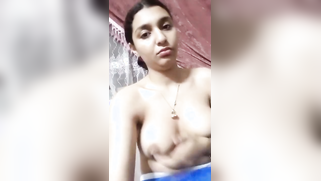 Bashful Mallu Village Chick Rips Off Bra, Sits Bare-Ass Naked Grabbin Her Tits | XXX Video on AllSex.XXX