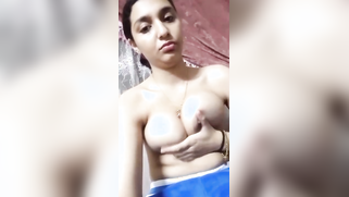 Bashful Mallu Village Chick Rips Off Bra, Sits Bare-Ass Naked Grabbin Her Tits | XXX Video on AllSex.XXX