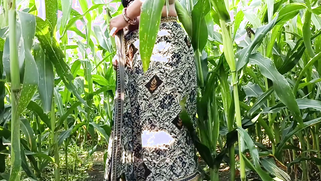 Naked bhabhi rides her devar's thick cock in the corn field, bouncing like a wild mare | XXX Video on AllSex.XXX