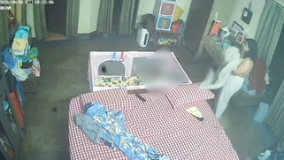 Leaked IPTV cam catches thick desi babe totally naked while changing her dress in bedroom | XXX Video on AllSex.XXX