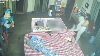Leaked IPTV cam catches thick desi babe totally naked while changing her dress in bedroom | XXX Video on AllSex.XXX
