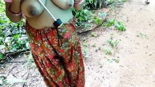 [ Indian Hard Porn ] Desi village aunty outdoor fucking with young devar | XXX Video on AllSex.XXX