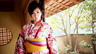 Future geisha Yuna Shiratori in sexy kimono shows tits | XXX Video on AllSex.XXX
