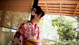 Future geisha Yuna Shiratori in sexy kimono shows tits | XXX Video on AllSex.XXX