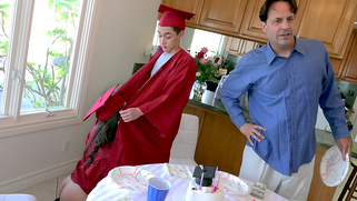 Coed Jynx Maze gives classmate a hint that she wants sex from him