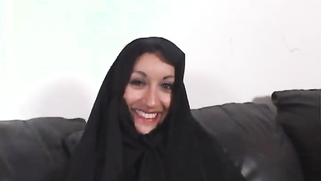 XXX Hijab! Round ass Muslim babe taking it in the ass reverse cowgirl style | XXX Video on AllSex.XXX