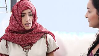 XXX hijab porn Muslim babe needs to whip away some cum from ...