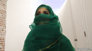 Muslim babe in hijab hoe works on my friends' cocks through glory holes | XXX Video on AllSex.XXX