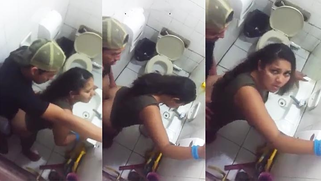 [ XXX Indian XXX Porn ] Desi caught on cam during sex on the toilet