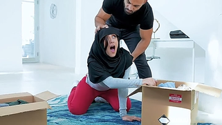 Hijab sex with seductive slutty arab babe Jezebeth