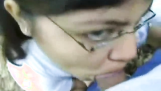 Desi girl is petite so Desi guy feels like a XXX giant making Bhabhi suck off