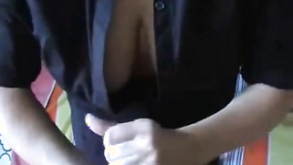 Man puts Bhabhi down on her knees for XXX handjob and Desi cumshot | XXX Video on AllSex.XXX