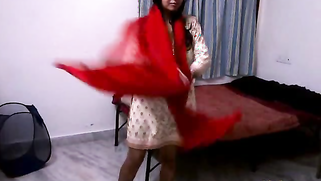Indian masked Bhabhi is wild dancing XXX for Desi man with camera | XXX Video on AllSex.XXX