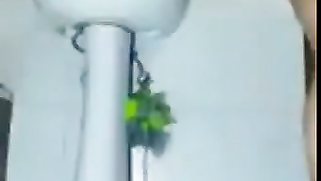 Stepsister masturbates and fingers pussy to make stepbrother watch