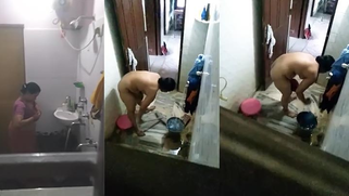 Desi village bhabi aunty nude in bath - Hidden cam XXX