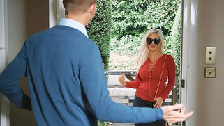 Stunning blonde Sienna Day puts on lingerie in front of hubby Jordi | XXX Video on AllSex.XXX